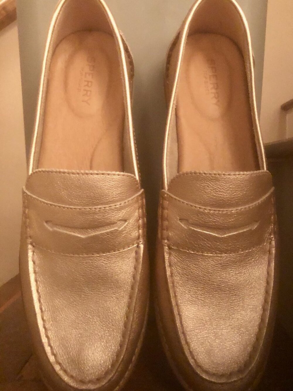 Sperry Topsider Leather Penny Loafer, Size 9.5, New